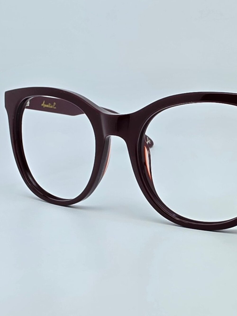 Amelia E. 32-000716 Kristy Burgundy Cat Eye Eyeglasses Frame 54-20-140
